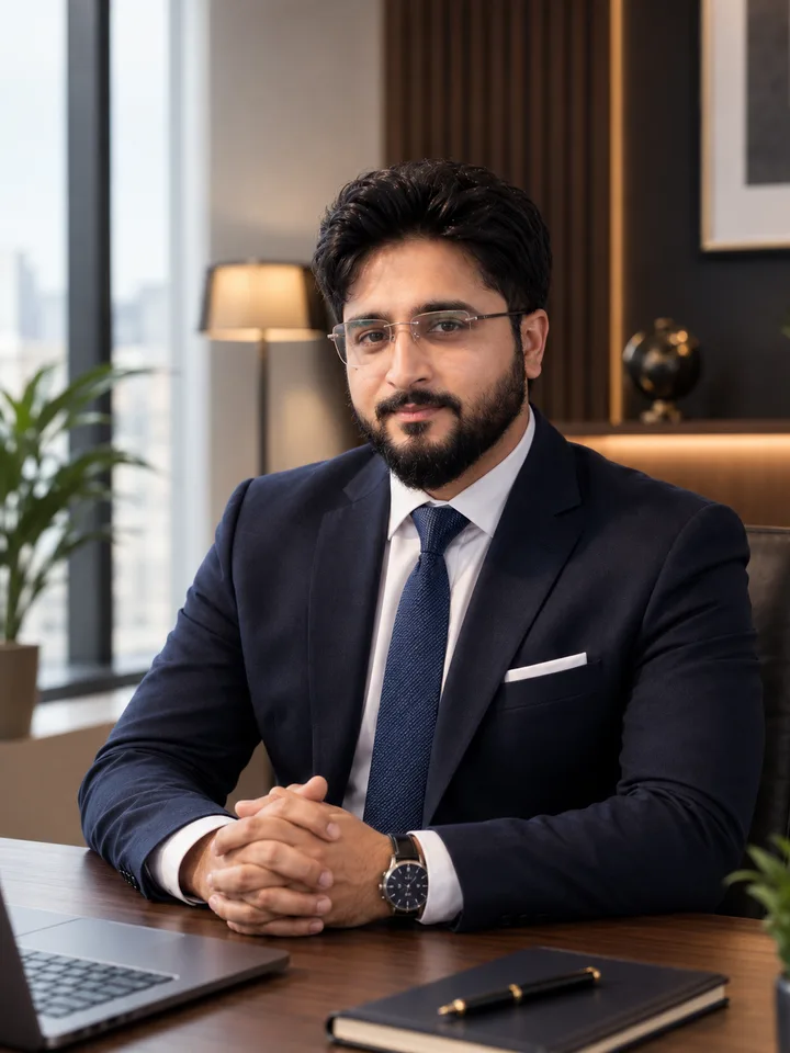 Portrait of Owais Qarni